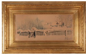 Julian Fałat (1853 Tuligłowy - 1929 Bystra), Spacer w Bystrej