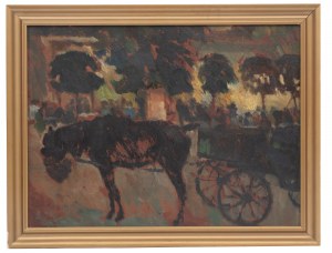 Eugeniusz Geppert (1890 Lwów - 1979 Wrocław), Dorożka, lata 20. XX w.