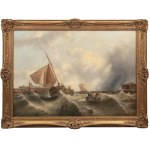 Edwin Hayes (1819 Bristol - 1904), In mare