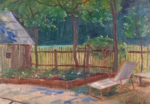 Wincenty WODZINOWSKI (1866-1940), Ogród w słońcu