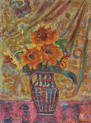 Czesław RZEPIŃSKI (1905-1995), Kwiaty w dzbanie