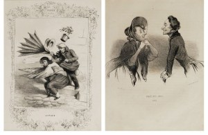 Honoré DAUMIER (1808-1879), Para litografii