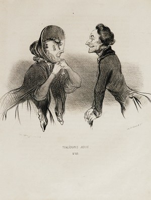 Honoré DAUMIER (1808-1879), Para litografii