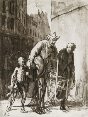 Honoré DAUMIER (1808-1879), Na ulicy