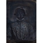 Lena Achtelik (b. 1989), Effigies (face with butterfly Teinopalpus imperialis), 2021