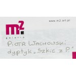 Piotr Wachowski (ur. 1976), Szkic z Poussinem - dyptyk, 2004