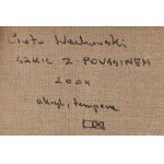 Piotr Wachowski (ur. 1976), Szkic z Poussinem - dyptyk, 2004