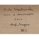 Piotr Wachowski (ur. 1976), Szkic z Poussinem - dyptyk, 2004
