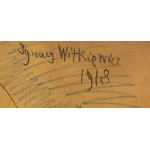Stanisław Ignacy Witkiewicz \ Witkacy (1885 Warszawa - 1939 Jeziory na Polesiu), Portret Jerzego Rożniewicza, 1918