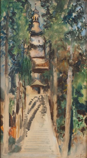 Julian Fałat (1853 Tuligłowy - 1929 Bystra), Kościół w Łodygowicach, 1912