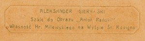 Aleksander Gierymski (1850 Warszawa - 1901 Rzym), Szkic do obrazu 