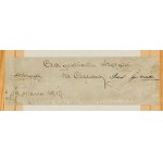 Aleksander Gierymski (1850 Varšava - 1901 Rím), náčrt obrazu Anjel Pána z roku 1890, okolo roku 1889