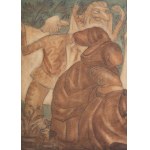Boleslav Cybis (1895 Massandra Farm na Kryme - 1957 Trenton (New Jersey, USA)), Fantastická figurálna kompozícia, 1920-22