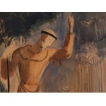 Antoni Michalak (1899 Kozłów Szlachecki - 1975 Warszawa), Święty Antoni, szkic do obrazu, 1931