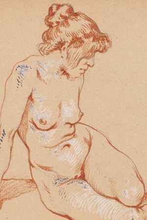 Marian Wawrzeniecki (1863 Warszawa - 1943 Warszawa), Akt, 1902