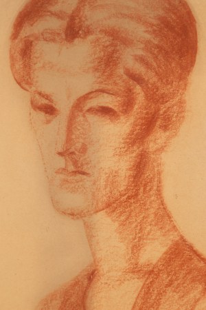 Jakub Rotbaum (1901 Żelechów - 1994 Wrocław), Portret młodego mężczyzny