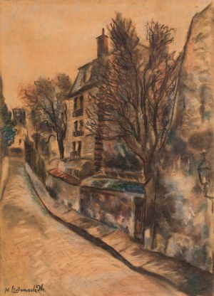 Henryk Lewensztadt (1893 Lublin - 1962 Izrael), Pejzaż miejski