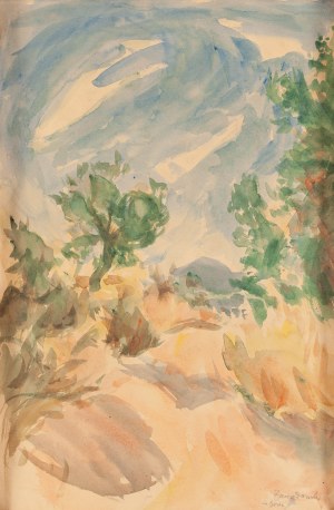 Jan Wacław Zawadowski (1891 Skobełka na Wołyniu - 1982 Aix en Provence), Pejzaż prowansalski