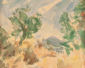 Jan Wacław Zawadowski (1891 Skobełka na Wołyniu - 1982 Aix en Provence), Pejzaż prowansalski
