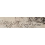 Henryk Dąbrowski (1927 Warszawa - 2006 Warszawa), Kazimierz Dolny - Wnętrze klasztoru o.o. Reformatów , 1957