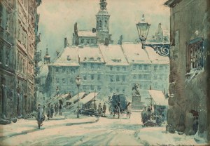 Władysław Chmieliński (1911 Warszawa - 1979 Warszawa), Rynek Starego Miasta w Warszawie