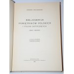 MALISZEWSKI Edward - Bibliography of Polish memoirs and Poland concerning.