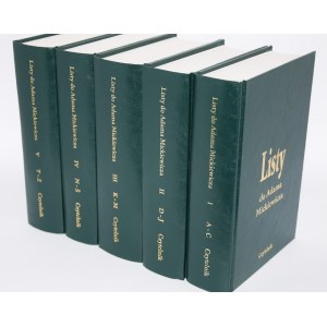 Listy do Adama Mickiewicza, 1-5 komplet. Pod red. E. Jaworskiej. M. Prussak.