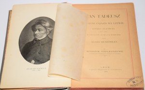 MICKIEWICZ Adam - Pan Tadeusz. Jubilejné vydanie. Ilustrácie E. M. Andriolli. Ľvov 1898.