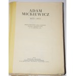 MICKIEWICZ Adam 1855-1955 Międzynarodowa sesja naukowa Polskiej Akademii Nauk, 17-20 kwietnia 1956.