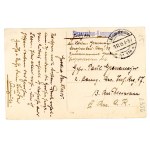 Białystok - spalony most przez Rosjan 15 km od Białegostoku 1915 (295)