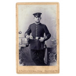 Braniewo / Braunsberg - visit photograph, soldier (672)