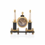 Miniatur-Zylinderuhr im Empire-Stil