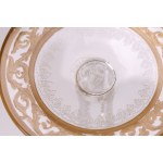 St. Louis set of sherry glasses 'Thistle Gold'