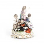 Meissen Groupe de figurines 'Enfants musiciens