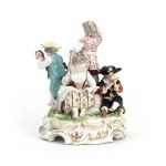Meissen Groupe de figurines 'Enfants musiciens
