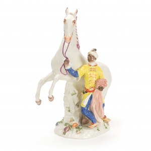 Figurine Meissen Maure avec moisissure