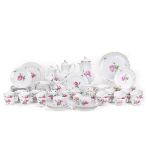Meissen coffee service 'Red Rose'