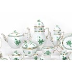 Servizio da caffè e tè Herend Apponyi verde.