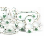 Servizio da caffè e tè Herend Apponyi verde.