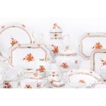 Herend Tee- und Kaffeeservice 'Apponyi orange'
