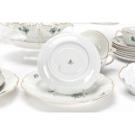 Nymphenburg Speiseservice 'Rokoko grüne Blume'