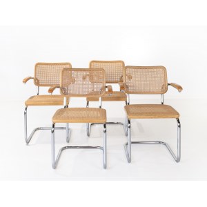 Set di sedie a sbalzo Thonet S64 V.