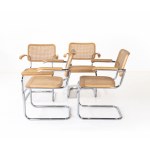 Set di sedie a sbalzo Thonet S64 V.
