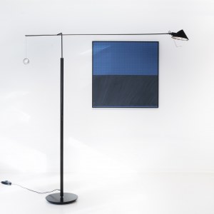 Artemide floor lamp 'Nestore terra', design by Carlo Forcolini