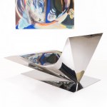 'Lofty' chaise lounge, design by Piergiorgio Cazzaniga