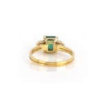 Smaragd-Diamantring