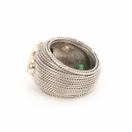 Smaragd-Diamantring