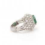Smaragd-Diamantring