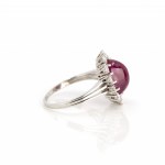Ruby diamond ring