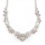 Diamond ruby necklace